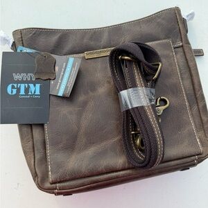 GTM Brown Messenger Bag